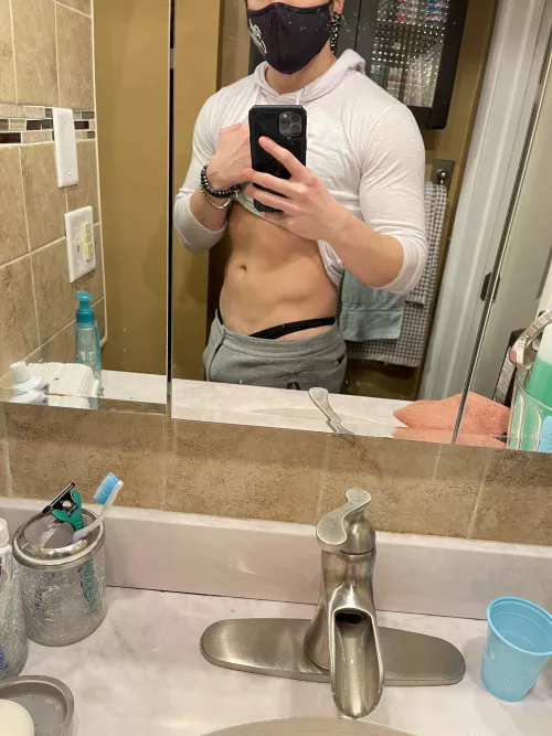 Wearing my thong at work 🤫 by KeighKross