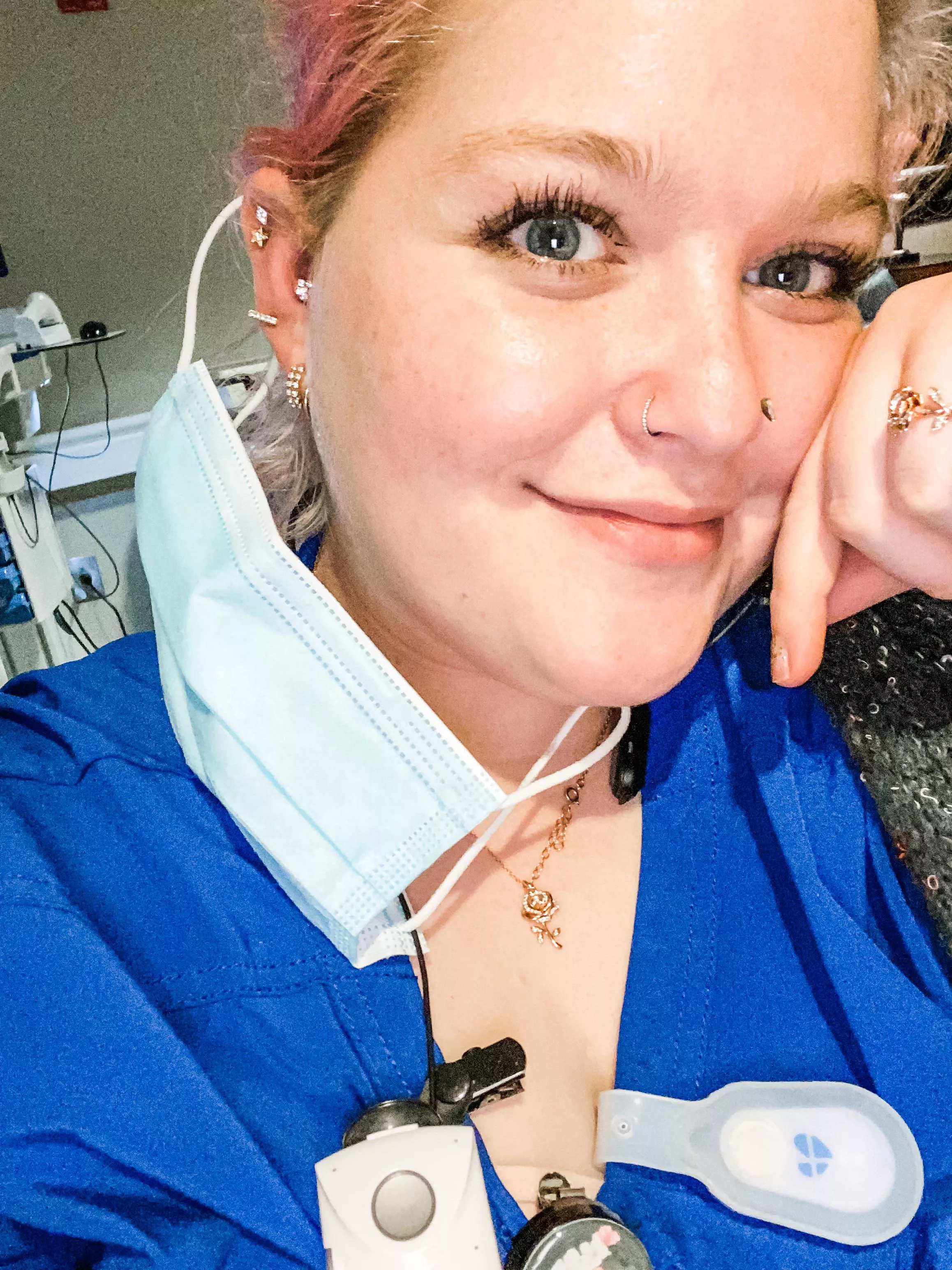 Wearing sparklies to work always cheers me up a bit ☺️✨ posted by TheLittleNurse