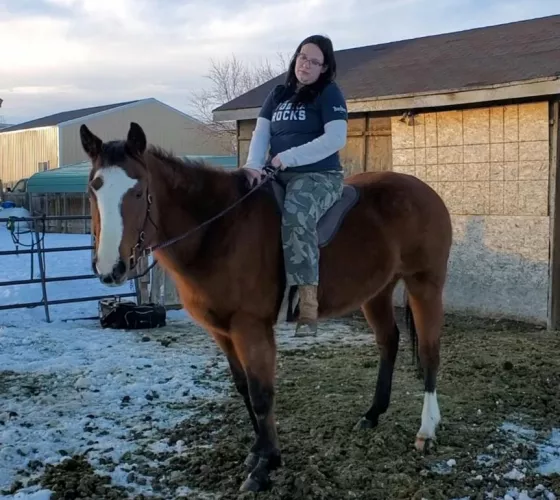 Weaver, she is the fruit of my labor from selling OF content. All proceeds go to her, and horses like her, she is the beginning of Heavy Metal Horse Rescue, All my proceeds from onlyfans go to them by cambriaisacoolkid