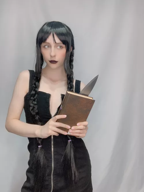 Wednesday Addams (by Tulpina) [The Addams Family] [OC] by Tulpina