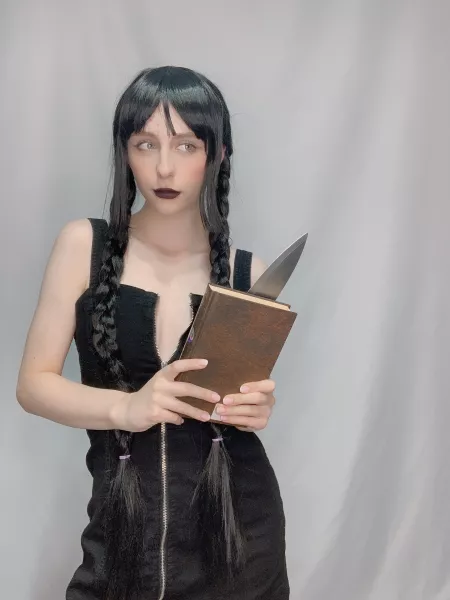 Wednesday Addams (by Tulpina) [The Addams Family] [OC] by Tulpina