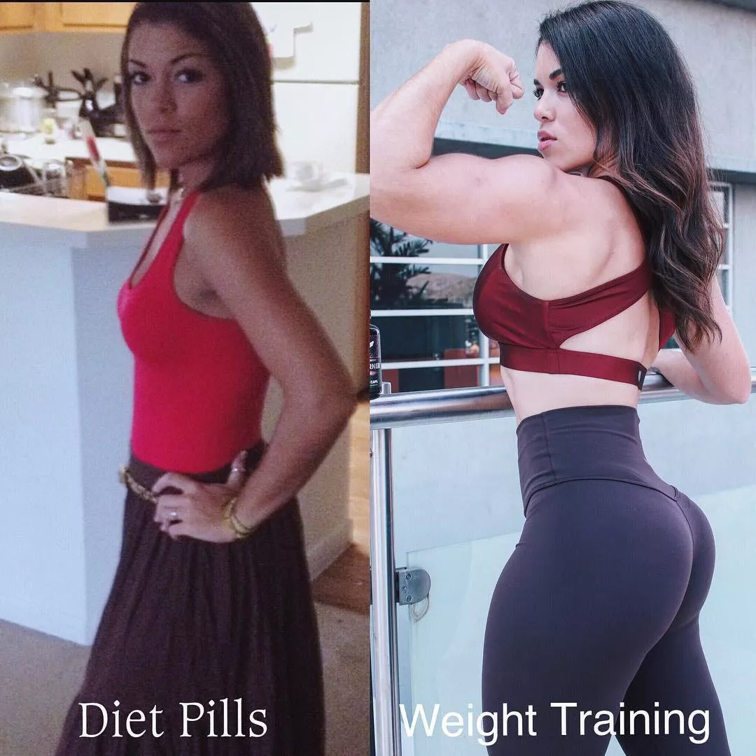 Weight training did a number on her posted by gorillabumper