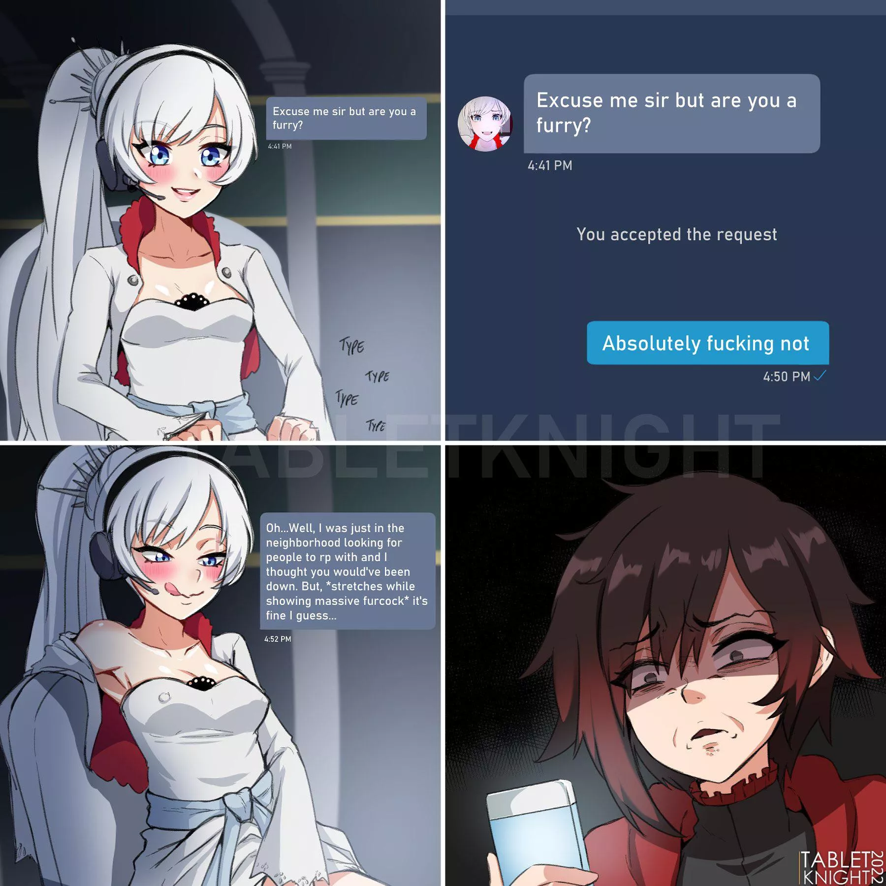 Weiss’ DM’s… (TabletKnight) posted by STSTheReturn
