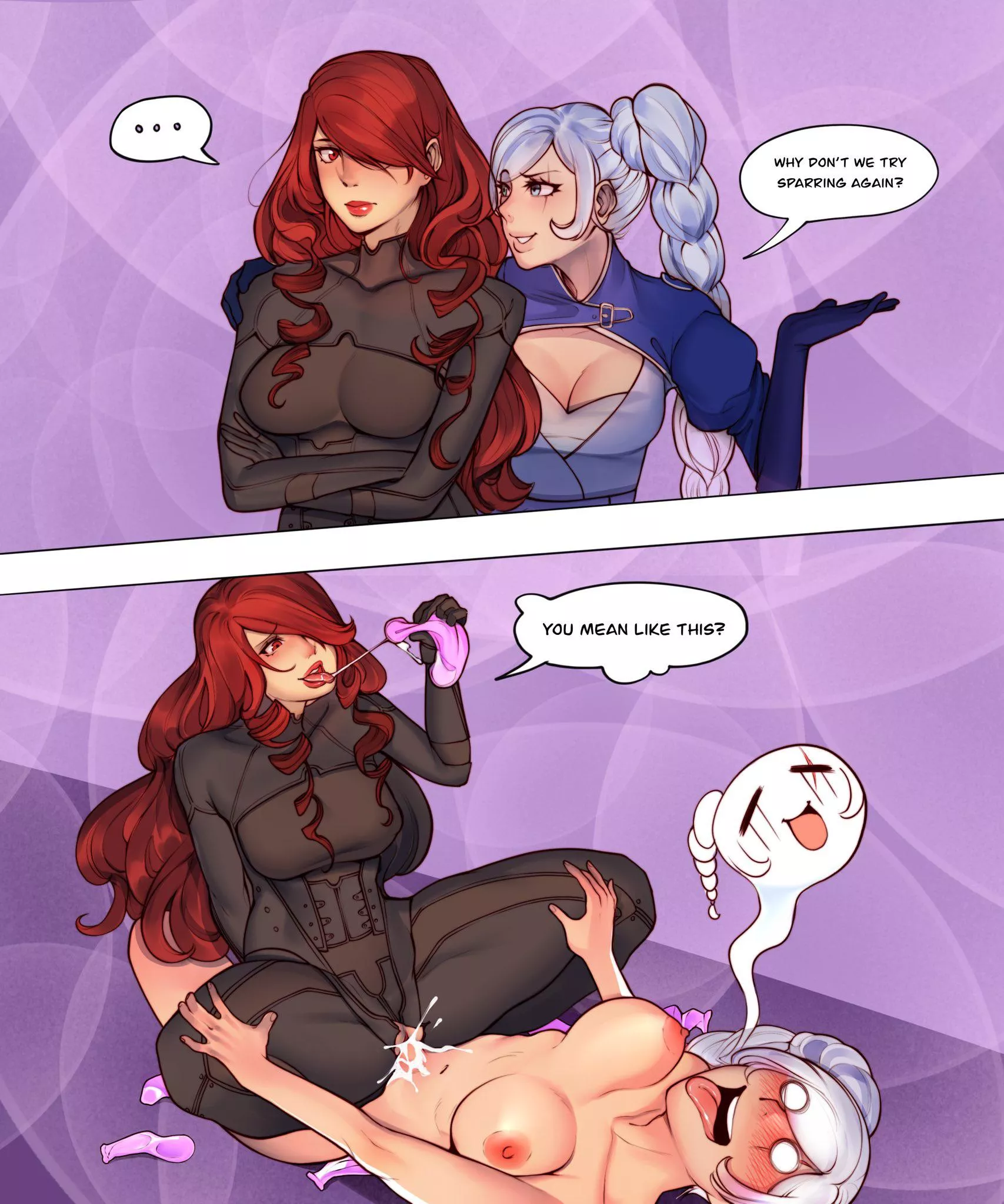 Weiss & Mitsuru Enjoy Some Intense Sparring (Pizza_Yola) posted by STSTheReturn
