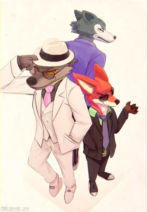 Welcome to the Club, Mr. Wolf (The Bad Guys x Beastars x Zootopia by @DelkaiDraws on Twitter) by delkaidraws