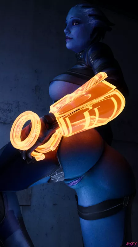 Well? How long are ya gonna keep Liara waiting? (Nyes) by Nyes117