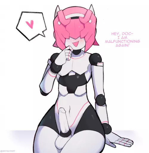 Well...femboy robots now exist! (MSpigtails / SkyGuyArt) by QueenOfDanganronpa