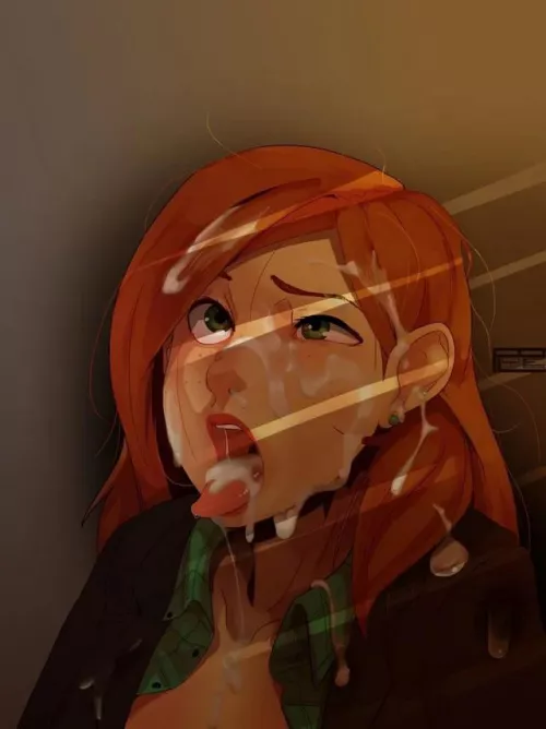 Wendy gets a facial (polyle) [gravity falls] by Redeyexaxa987