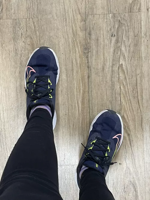 Went for a run today babe and my feet are super sweaty! Would you still suck my toes and lick my soles? 😛😍💦 by Countrygirlsammie