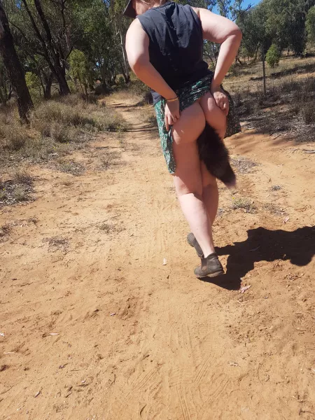 Went hiking in my tail. Felt so wild and free by Greengardengnome2020