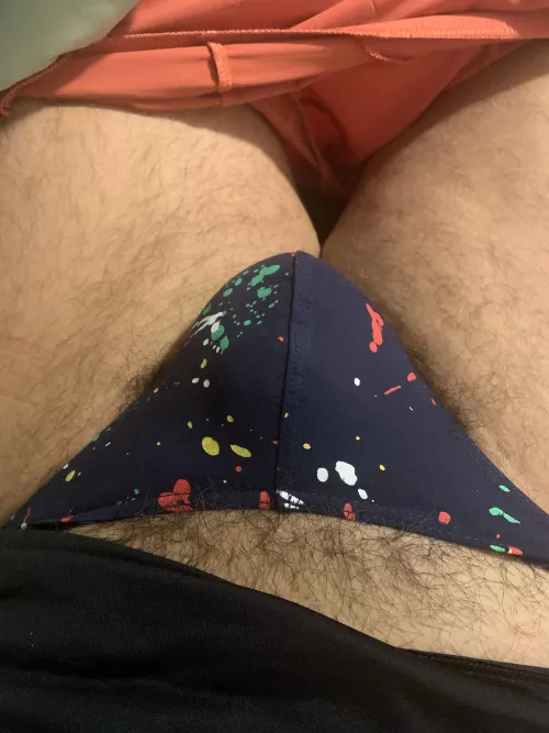 Went tanning earlier and didn’t take a shower yet. Looked at my bulge after a nap and now I’m horny. by EstimatedPuppet