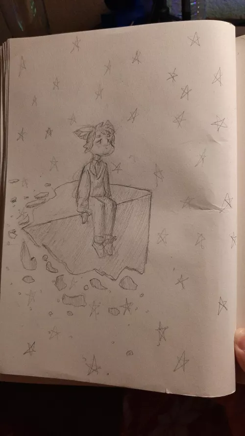 Went through a breakup at the turn of the new year. Hope your years been going well. (Art by me) by CozyCosmos