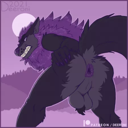 Werewolf Presenting (Deeroni) by DL2828