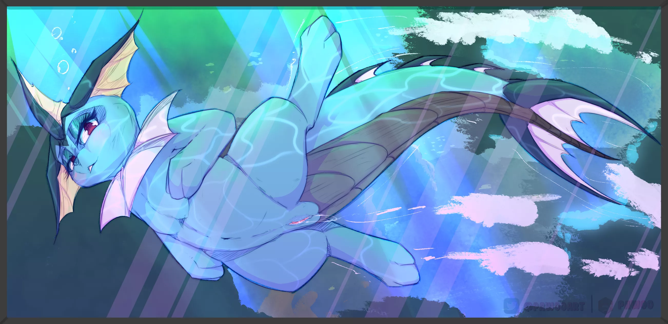 Wet Feesh [F] (Pawoo) posted by RubyDusk_