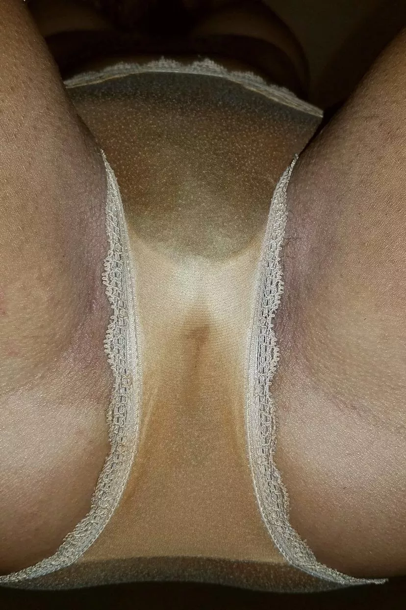 Wet gold gusset posted by panty_overload