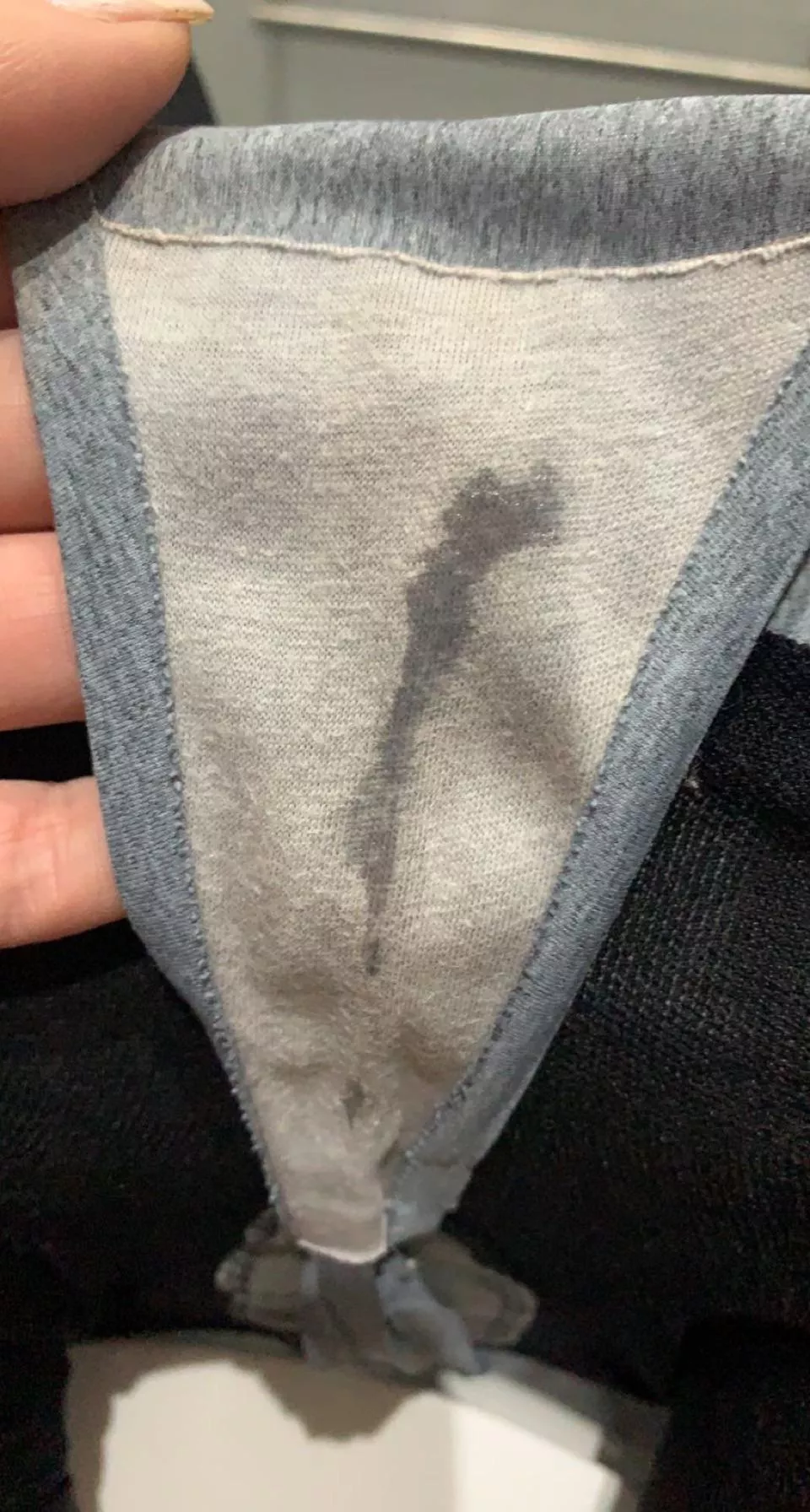 Wet grey cotton posted by myropesbunny