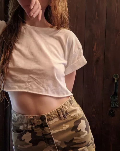 wet hair plus white shirts and cold air makes for quite the combo by weegingergirl