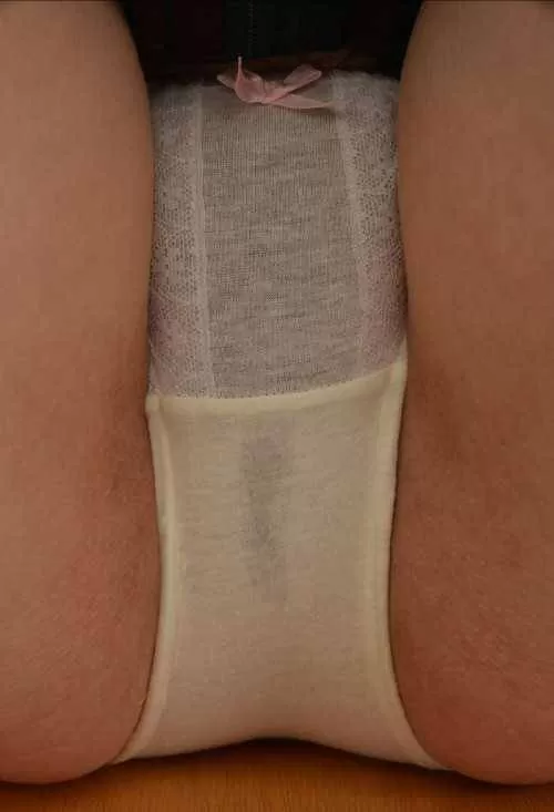 Wet white cotton posted by panty_overload