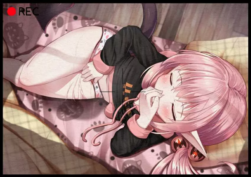 Wetting her panties in bed by mochiyuki. posted by PowahhLion