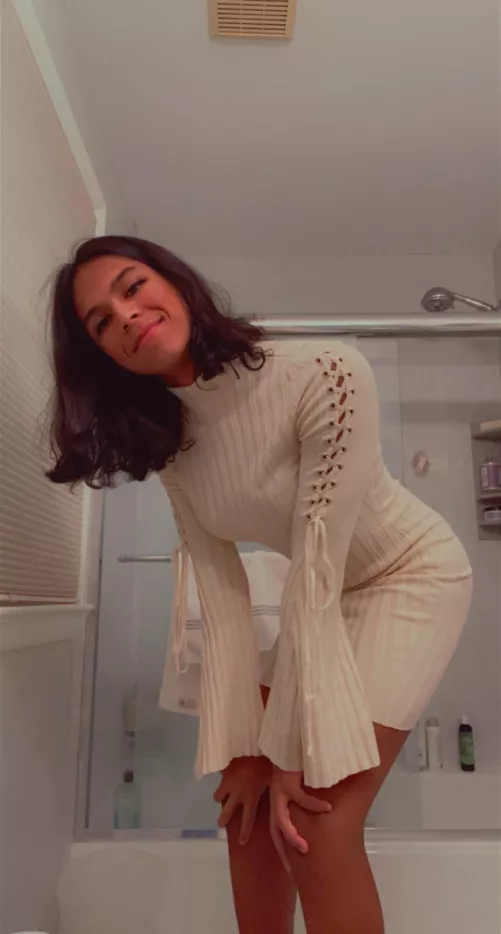 Whaddya think of my new dress? by Antique_Specific_872