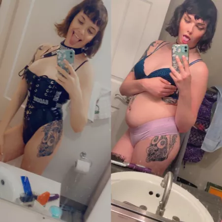 What 40 pounds in 4 months looks like on a girl by HeftyDoggy