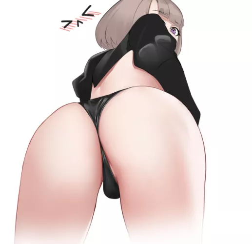 What a great bubble butt by Henthigh_Senpai