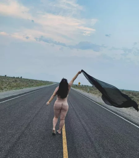 What a great feeling being naked in the desert was! by daddyslilboobutt