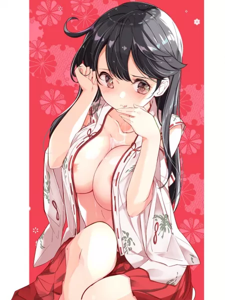 What a lewd shrine maiden by Emissary_of_Yuggoth