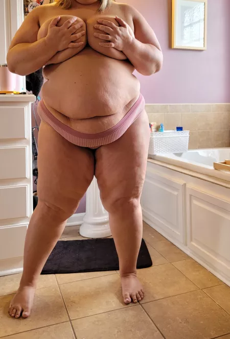 What are you removing first, panties or hands? by curvymamasophie