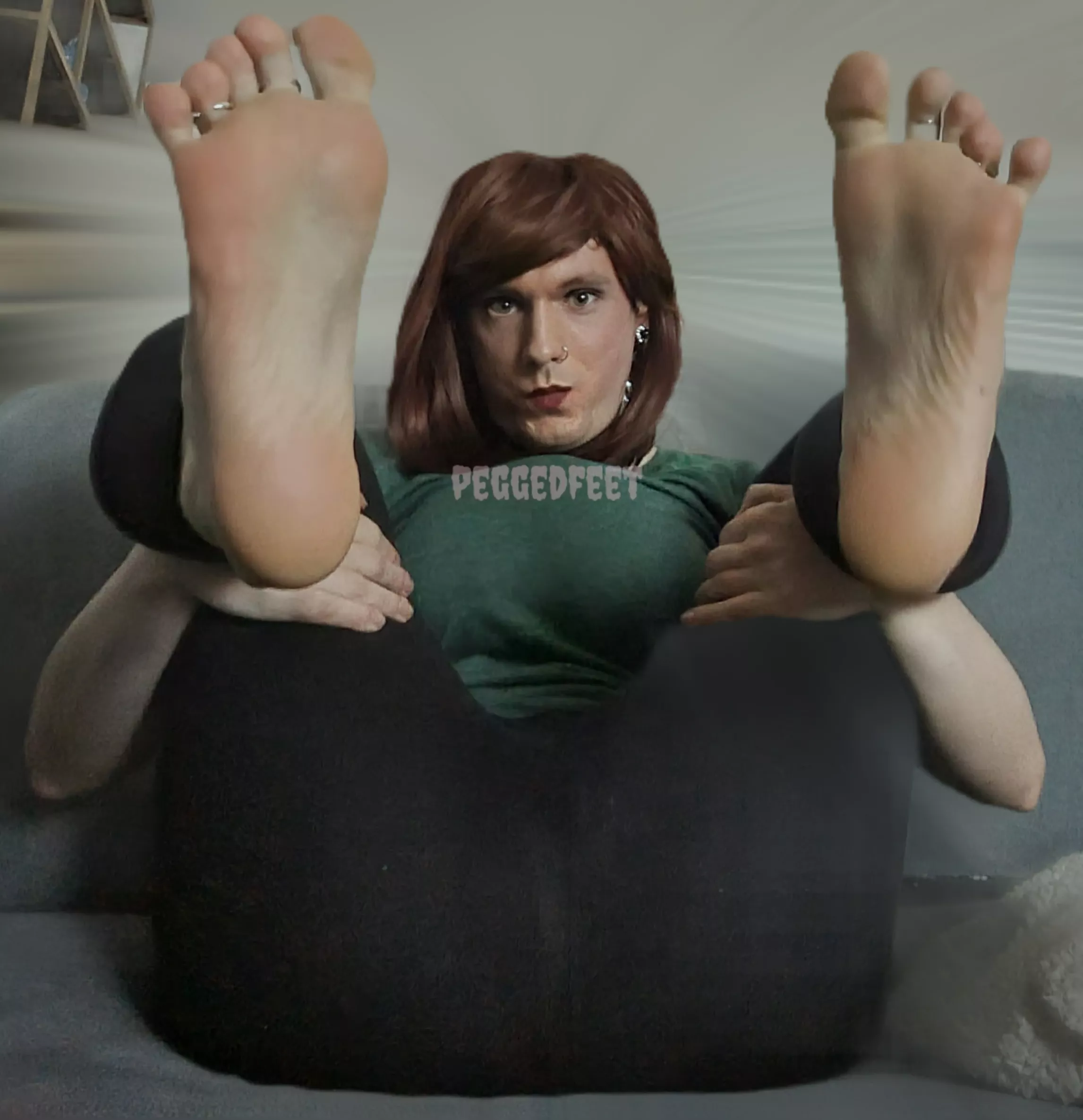 What are you staring at? 😏 posted by peggedfeet