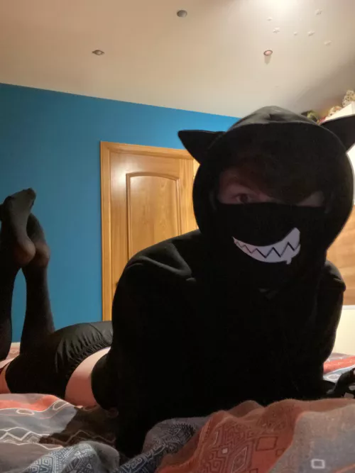 What are you staring at? My eyes are up here- by furry_trash_69