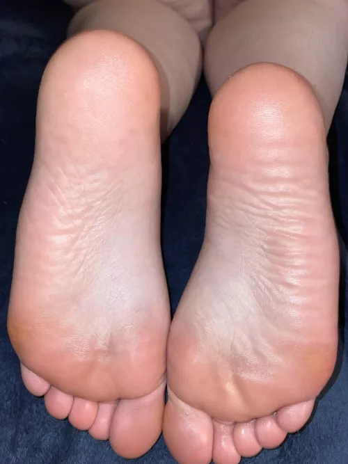 What are you using to feel how soft they are? 😏 by GoddessSarahsFeet