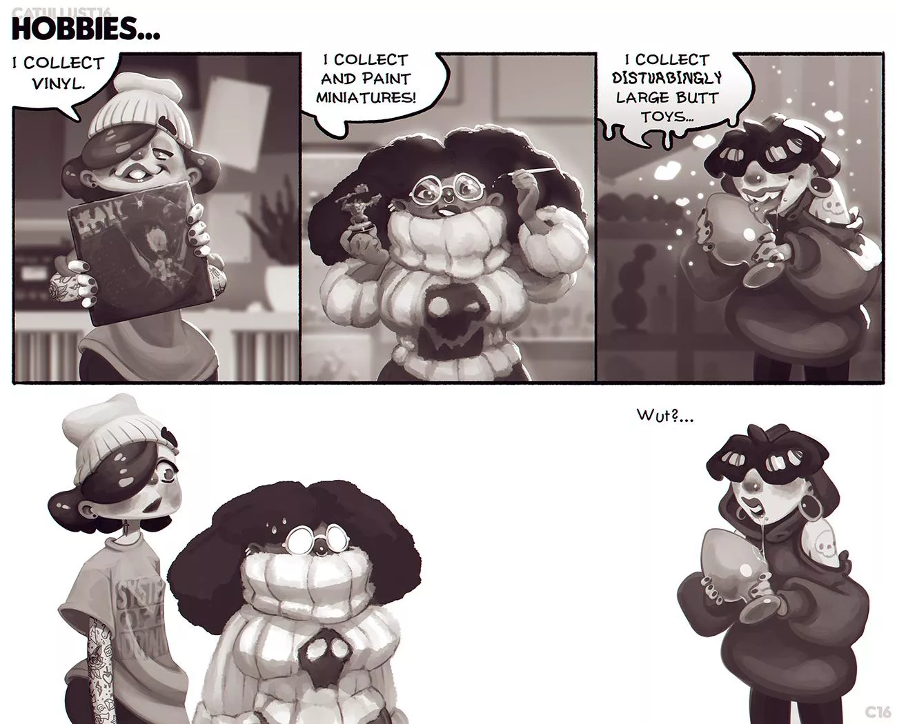 what are your hobbies?... [OC] (Me - Catullust16) posted by MrCurlyStache