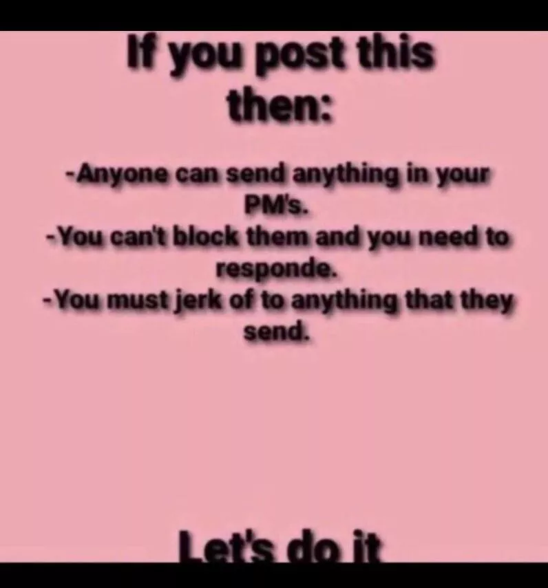 What could possibly go wrong posted by PExodial