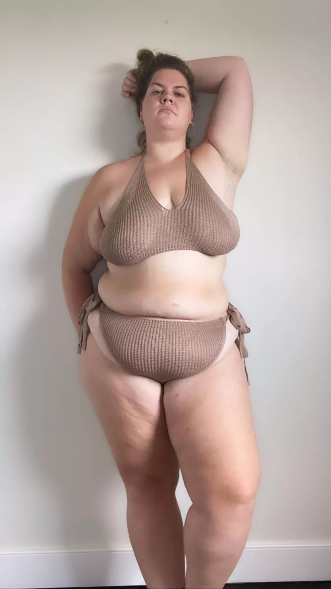 What do you think about a crochet bikini?? 🥵💦 posted by HoneyBreyz