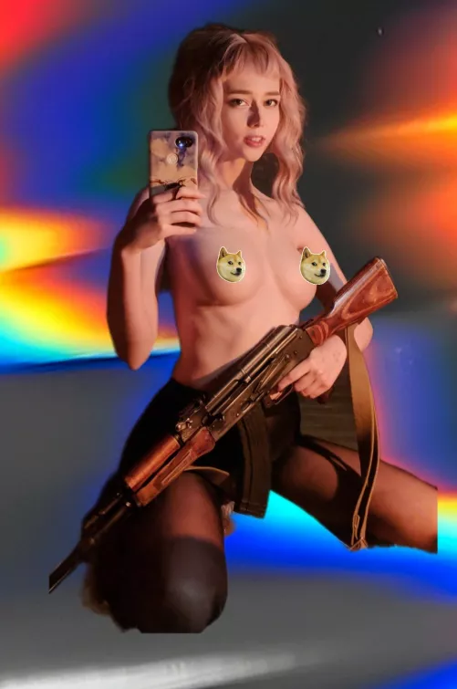 What do you think about my AK-47? 😋 by lauraipsumm