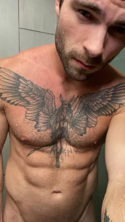 What do you think of my chest piece ? by kinkybradpitt