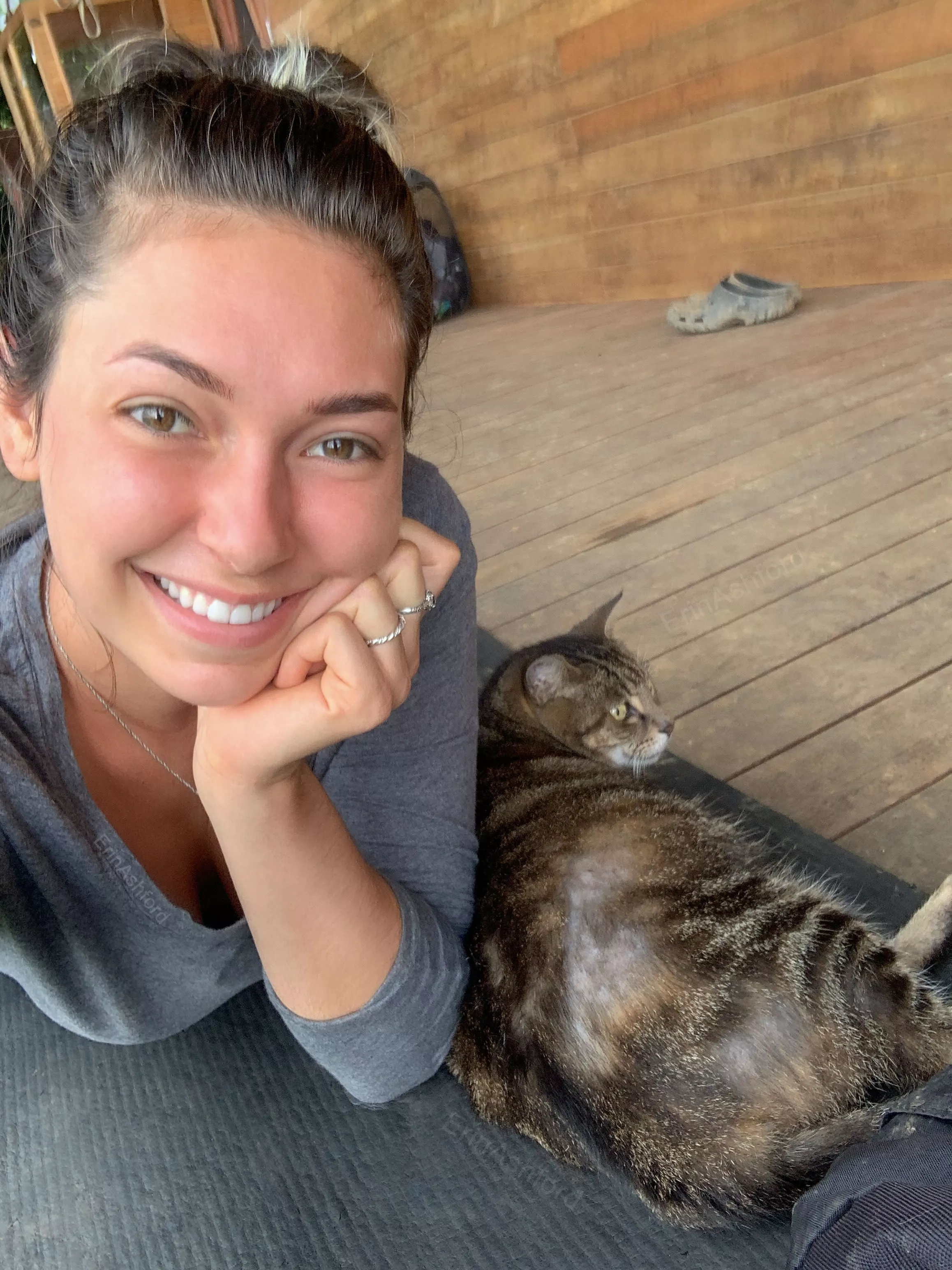 What do you think of my pussy? 😏 It’s quite hairy… posted by ErinAshford