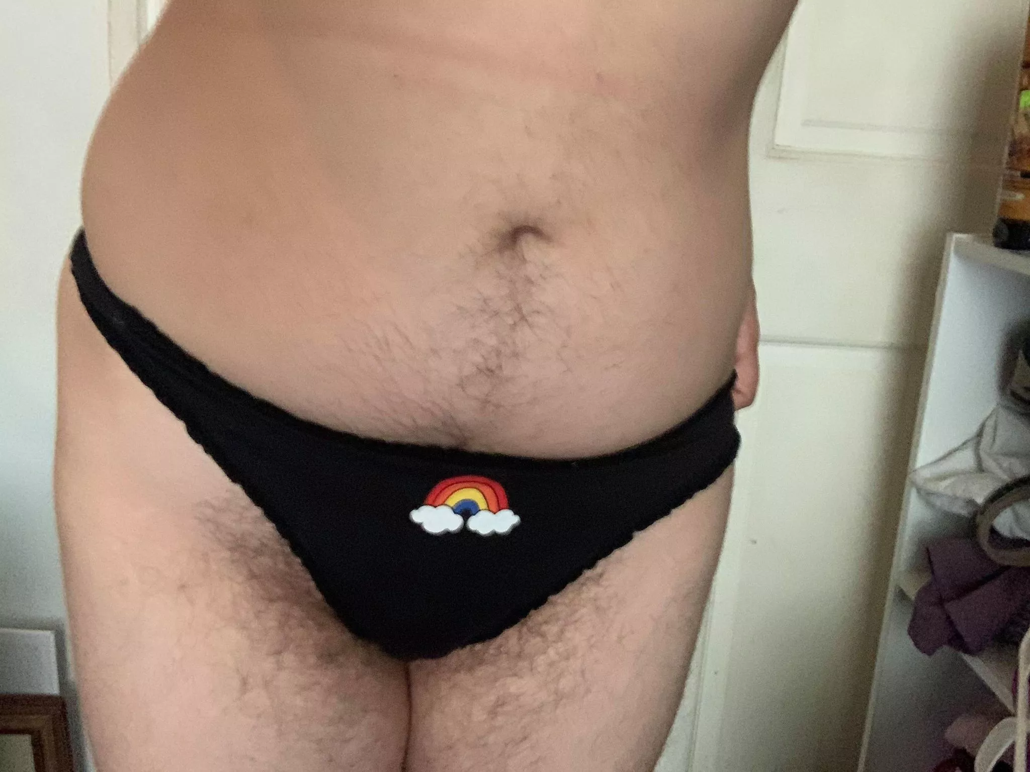 What do you think of my rainbow undies? :3 posted by scoobsboob