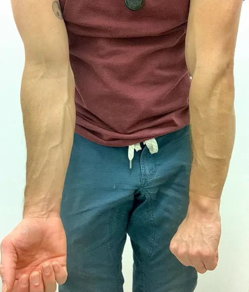 What do you think of my rock climber forearms? by Donut_dude0