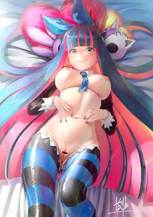 What do you think of Stocking's bunny suit? (Kawarage) [Panty and Stocking with Garterbelt] by TygerPowers75