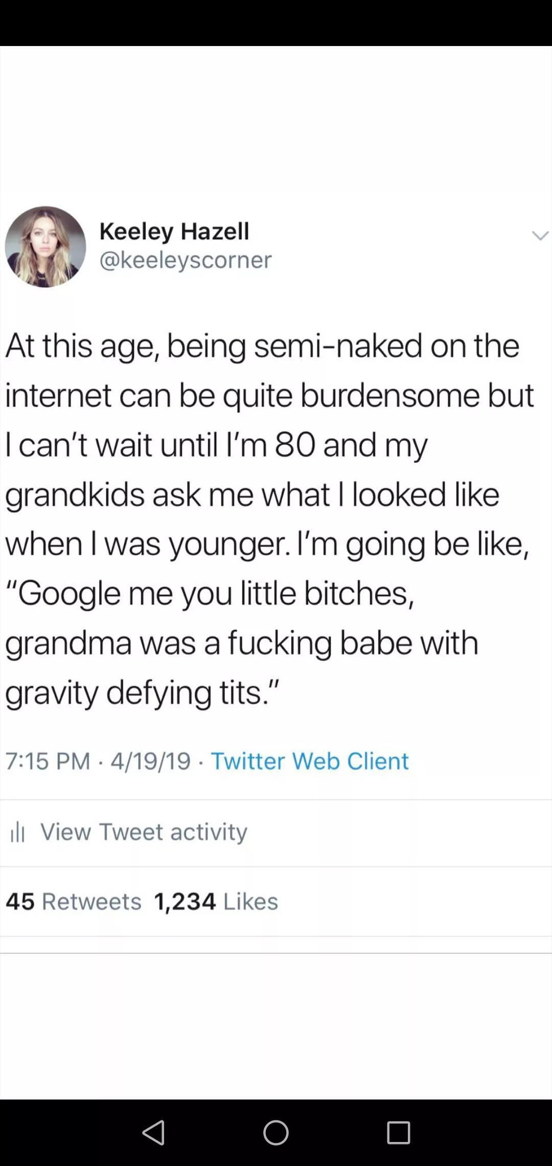 What do you think would be their reaction? posted by toot89