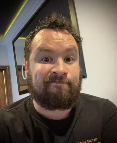 What does a gaybro do on his lunch break from his pizza shop job? Eat a slice of course! by nithdotcom