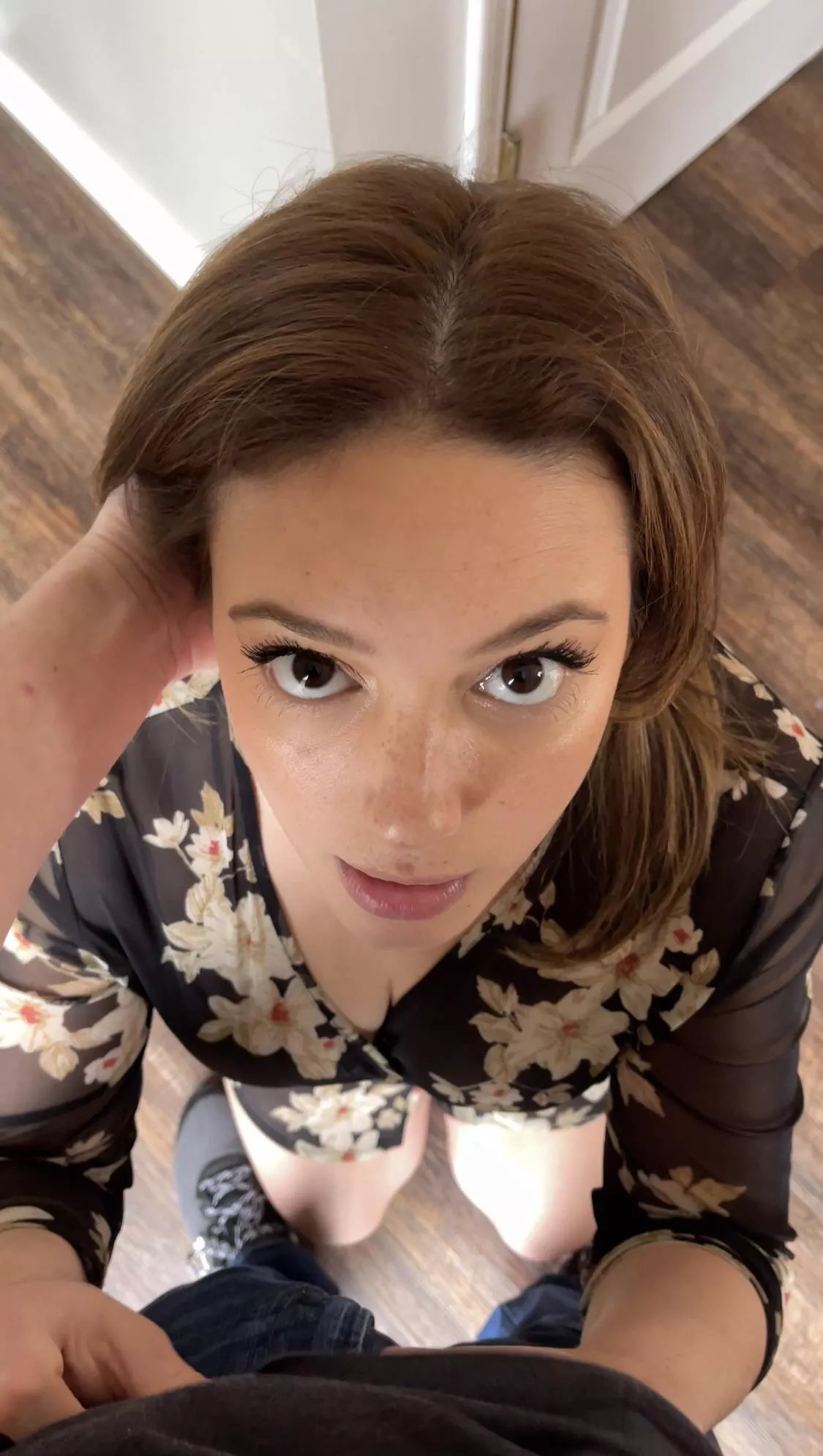 What does this look say to you? 😏 posted by VioletFiore