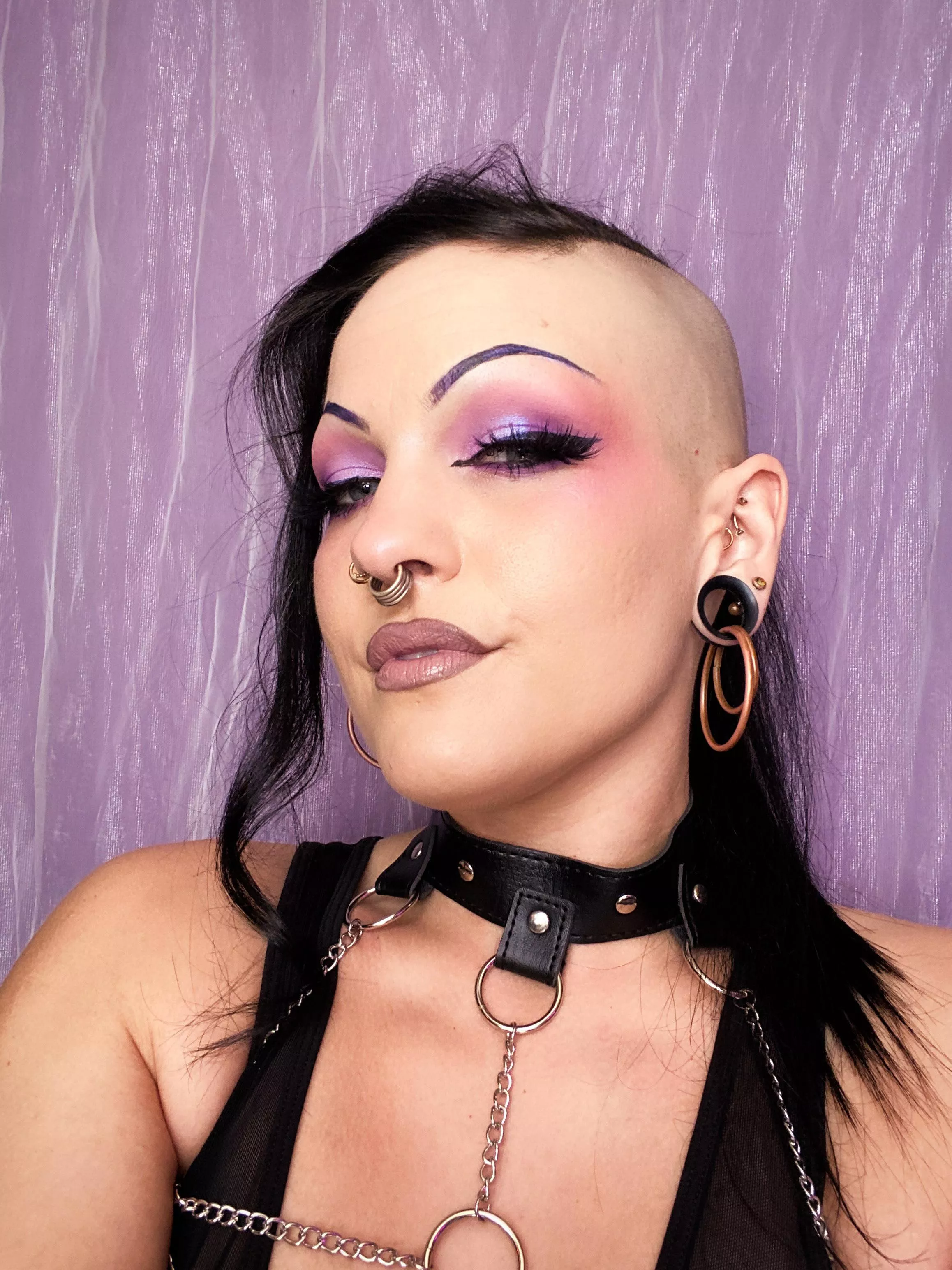 What goth baby doesn’t love pink and purple 💜🥰 posted by NightSatellite