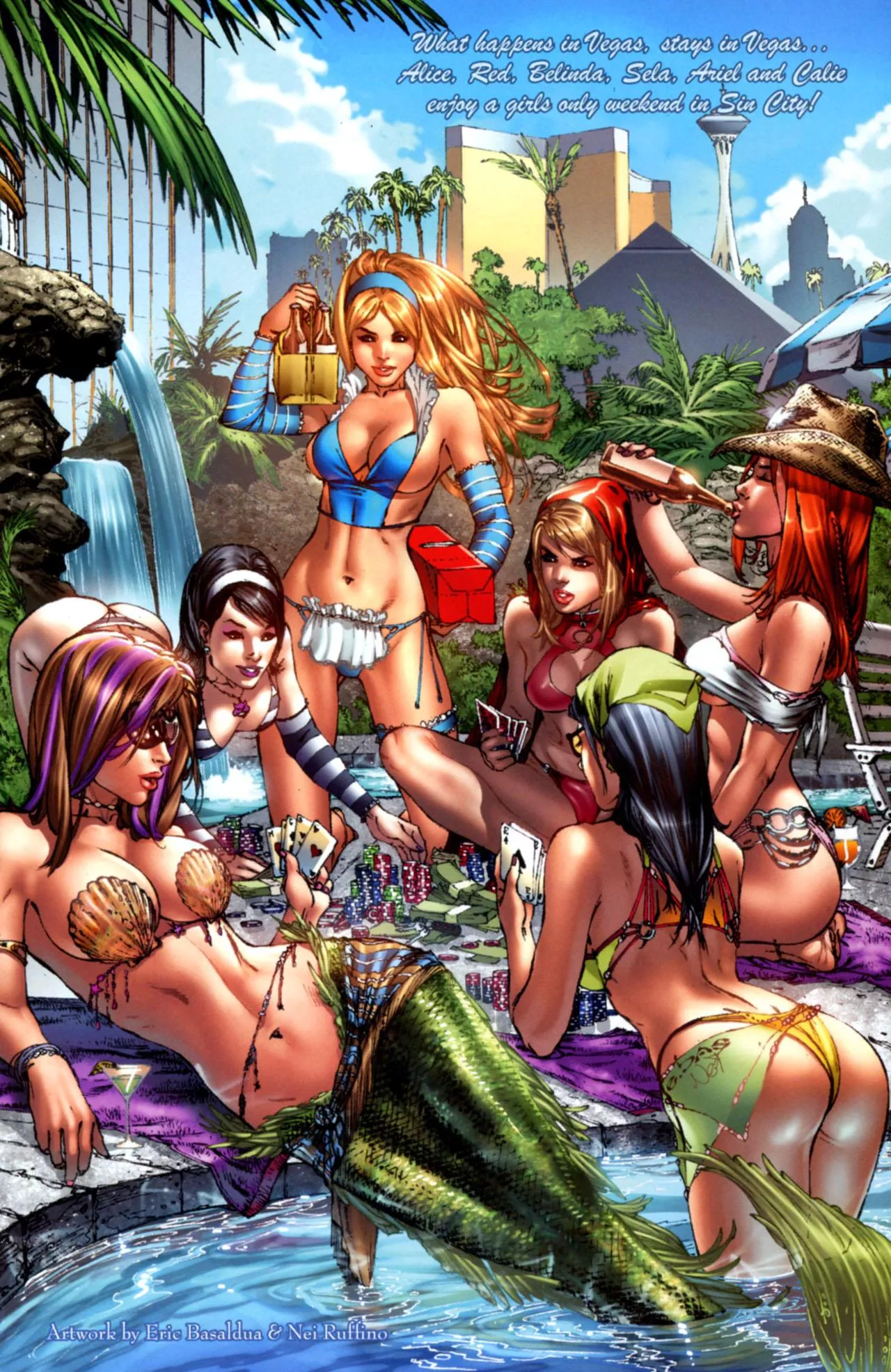What happens in Vegas, stays in Vegas [Grimm Fairy Tales Swimsuit Edition] posted by sabhall12