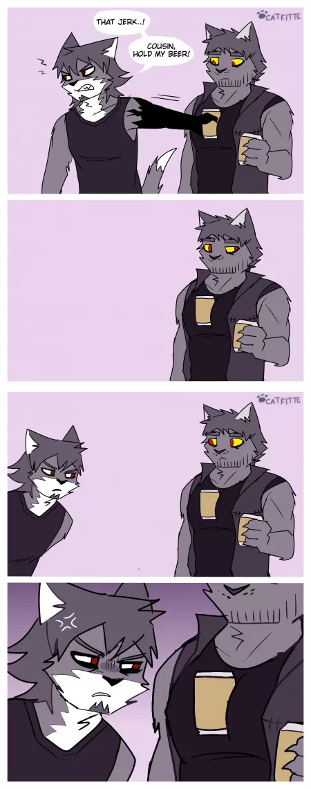 'what? I swear I'm not using my telekinetic powers' (Catkitte aka @catkitte2) by SilentlyRosy