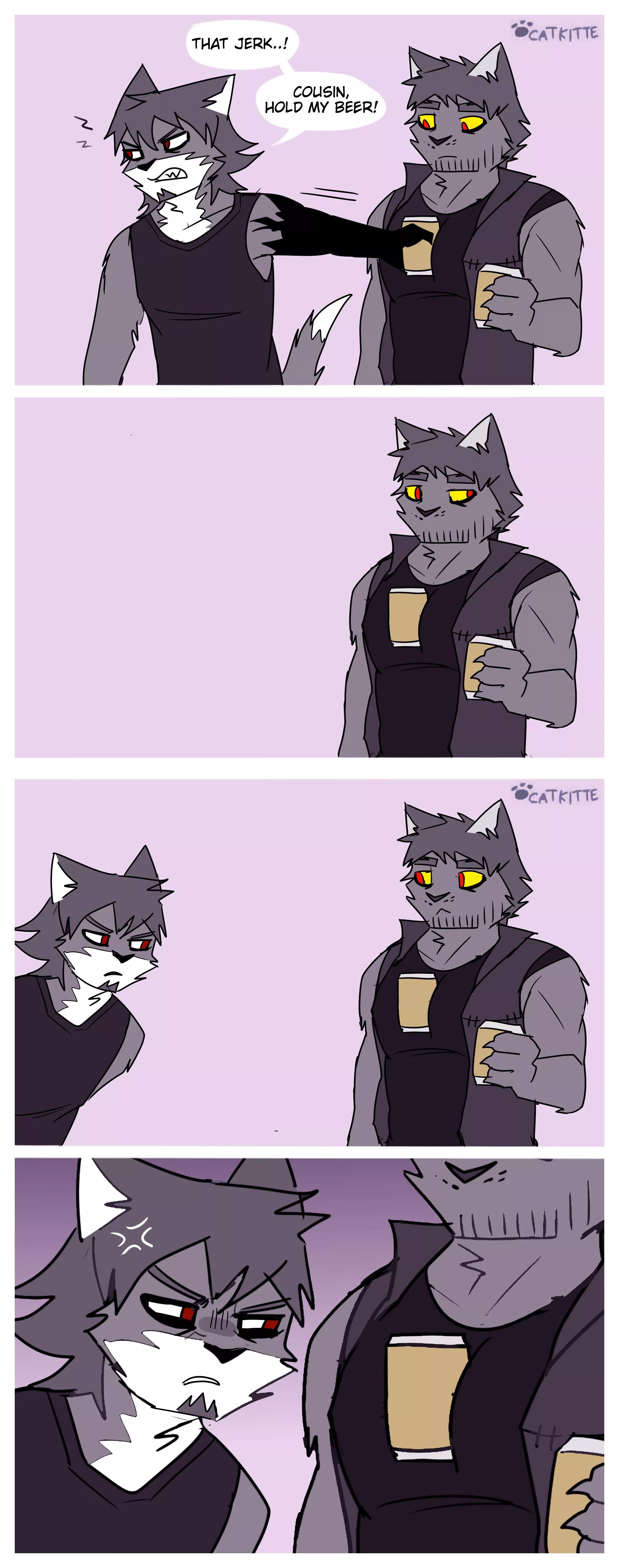 'what? I swear I'm not using my telekinetic powers' (Catkitte aka @catkitte2) posted by SilentlyRosy