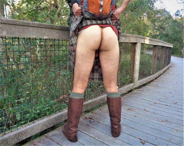What I wear under my kilt when hiking by NlGHTW0LF