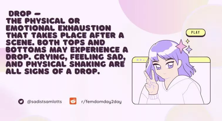 What is a drop? — posted by goddesssamlotts